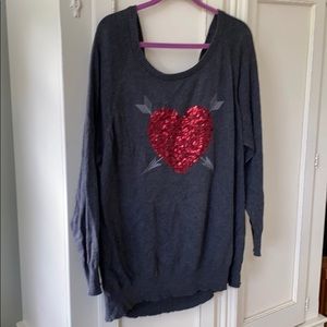 Heart sweater